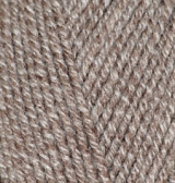 Пряжа "LANAGOLD CLASSIC" 650 меланж св.корич-корич. 5*100 г. 240м 49% шерсть, 51 % акрил  ALIZE 650														