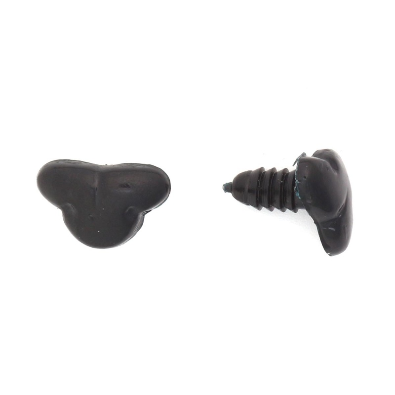 Носик черный 18*11мм винтовой №18 с шайбой набор 3шт. 554322/26656														