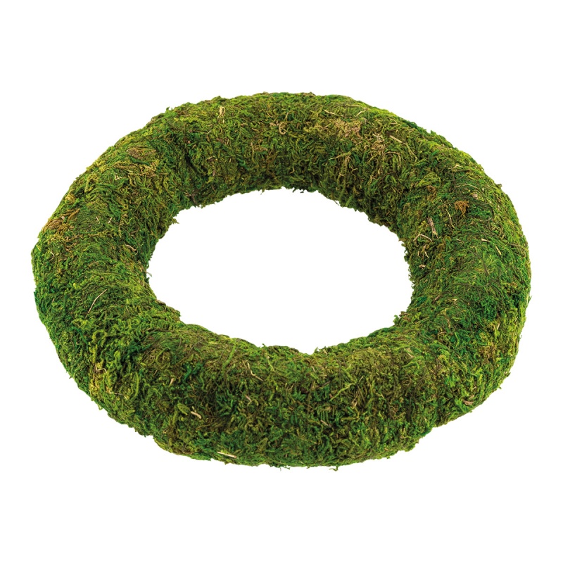 Мох флористический каркас венок d=20см, зеленый  Blumbentag MRB-20														