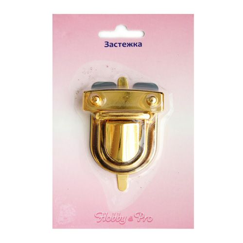 Замок портфельный 36*50мм цвет никель (овальная)  Hooby Pro 7715902														