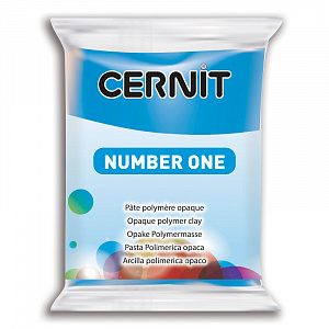 Глина полимерная "Cernit № 1" цвет 200 синий 56-62гр. CE0900056200														