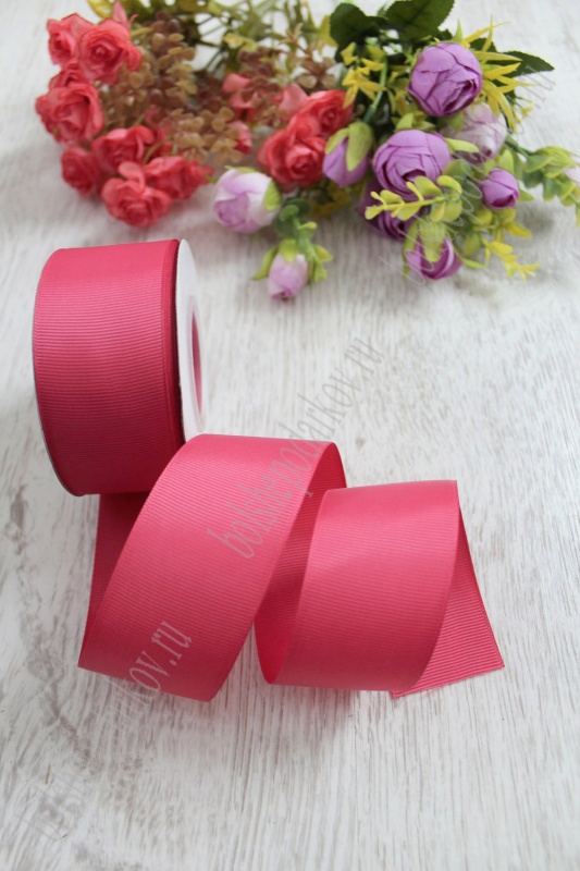 Лента репсовая 40мм коралловый 189 40мм*25м 127-147														