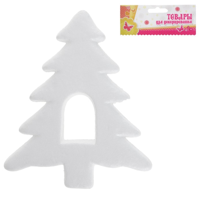Пенопласт белый Елочка d=12*15см