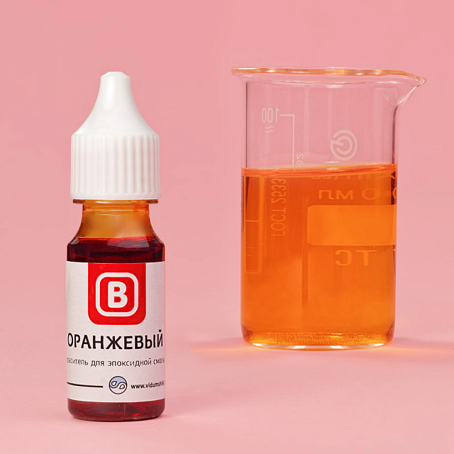 Краситель для эпоксидной смолы ""Оранжевый" 15 мл  Выдумщики														