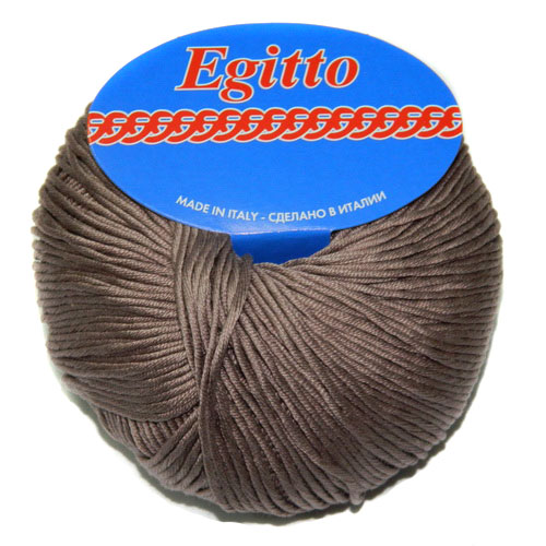 Пряжа "EGITTO" 162 сухая роза 10*50 г. 120м 100% мерсеризованный хлопок  Weltus