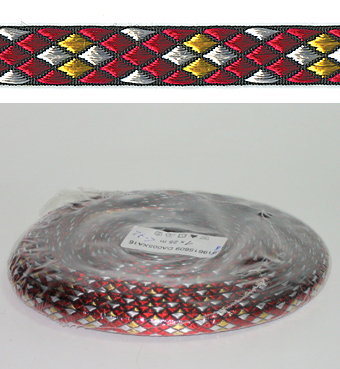 Лента "Орнамент. Ромбы" 9мм*25м  PEGA 819615609DA005														