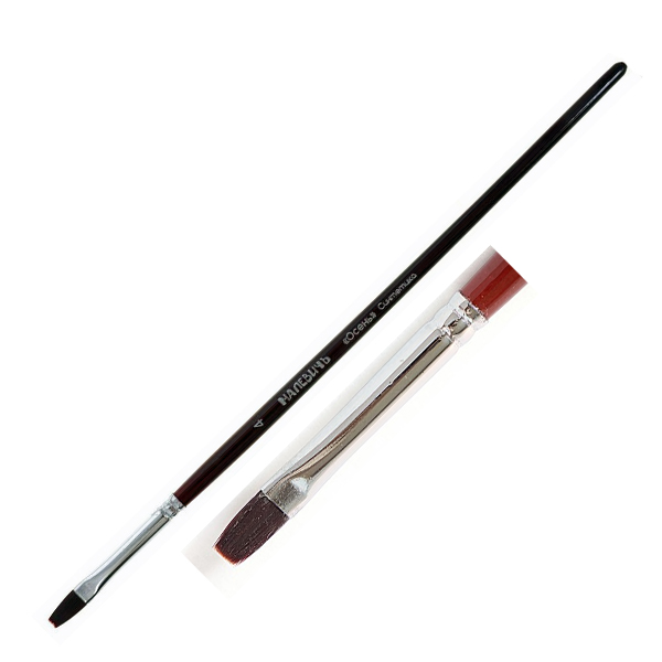 Кисть синтетика плоская мягкая 06 "Осень"  МАЛЕВИЧЪ 700006														