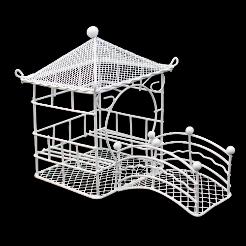 Декор Металл. беседка с мостиком 12*16*8см  SCRAPBERRYS SCB271002