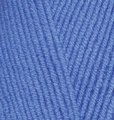 Пряжа "LANAGOLD Fine" 237 сапфир 5*100 г. 390м 49% шерсть, 51 % акрил  ALIZE 237														
