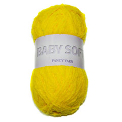 Пряжа "SOFT BABY" 758 желтый 5*50 г. 110м 100% микрополиэстер  Германия 758														