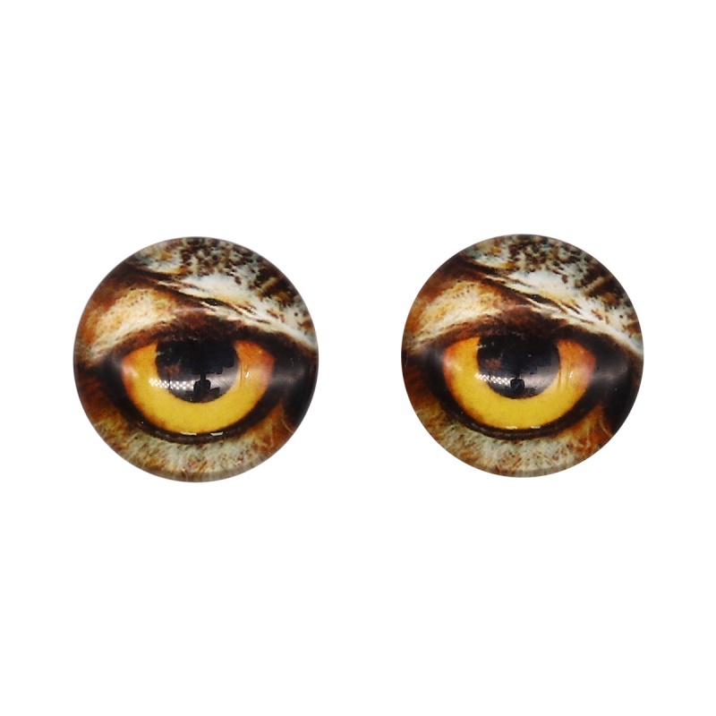Глаза  16мм с фиксированными зрачками цв. 3-3 коричневый набор 10шт. за 1шт. 7728288/AR1062														