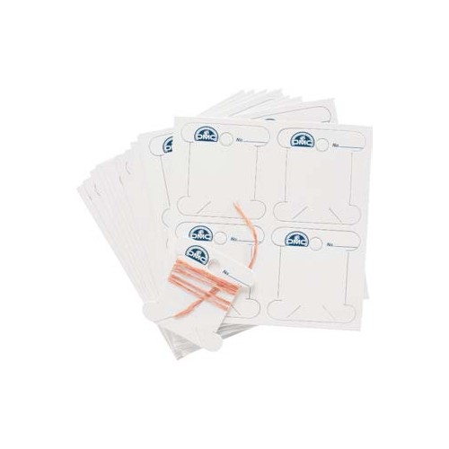 Бобины для намотки мулине (картон) 3*4см 56шт  DMC 6101/12														