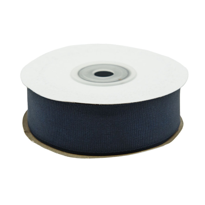 Лента репсовая 25мм индиго 25мм*18,28м 159														