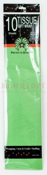 Бумага тишью салатовый 50*66см набор 10л  J. Otten ТВ-14-5														