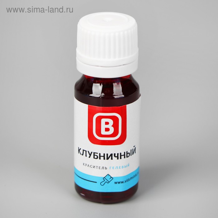 Краситель гелевый клубничный 15мл  Выдумщики 1403284 