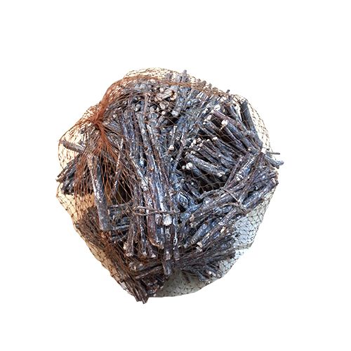 Ветки декоративные в вязанках побеленные, длина 7см  Айрис 7708970/YW141														