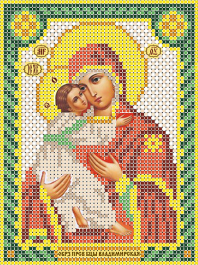 Вышивка бисером Наследие "Икона Св. Владимирская" (12*16см)