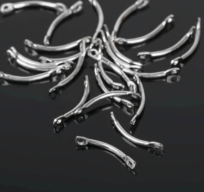 Коннектор цв. серебро 16мм набор 25шт. за 1шт  Астра 1514859/СМ-219														