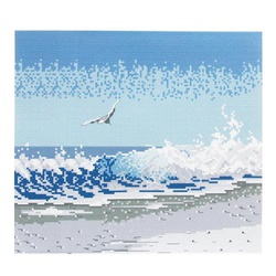 Канва с рисунком бисер "Морской бриз" 35*35см  Hobby&Pro