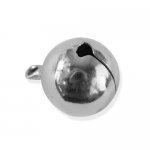 Бубенчики металл цвет серебро  диаметр 20мм за 1шт  АСТРА