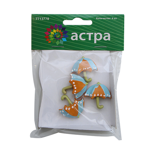 Объемные фигурки Зонтик 30мм за 1шт АСТРА 7713778/LR15-4609