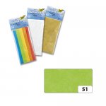 Бумага тонкая (папиросная), 20г/м², 50х70см, 5л. (910) светло-зеленый 51 