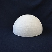 Пенопласт белый Полусфера d=20см 092.616														