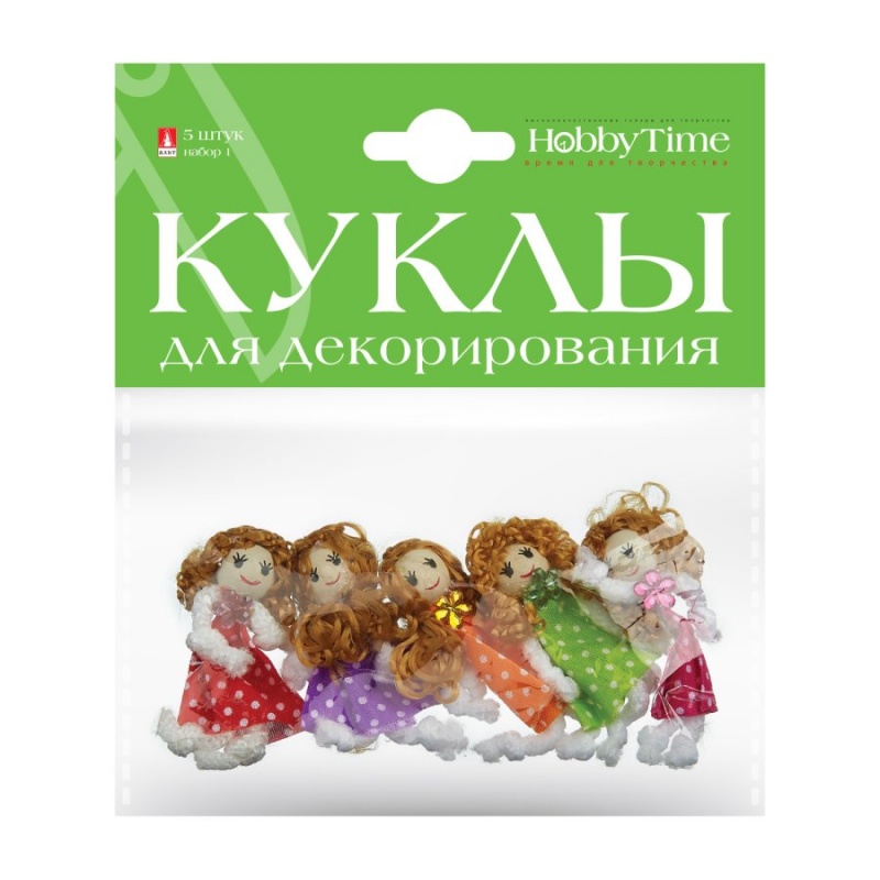 Куколка декоративная 60мм набор 4/5шт. за 1шт. Hobby Time 2-550/01//03//06//02														