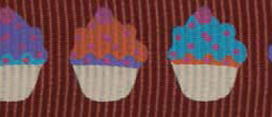 Лента репсовая "Пироженое" 15мм, 15мм*5м  ГЕЛА VR15.376														