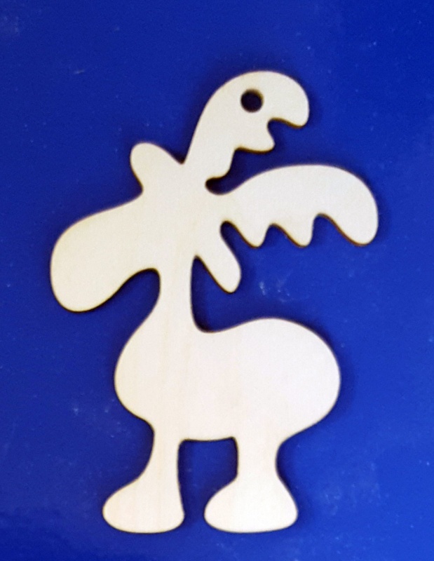 Заготовки деревян. Лось (набор 5шт.) 10*3см фанера за 1шт.  Созвездие