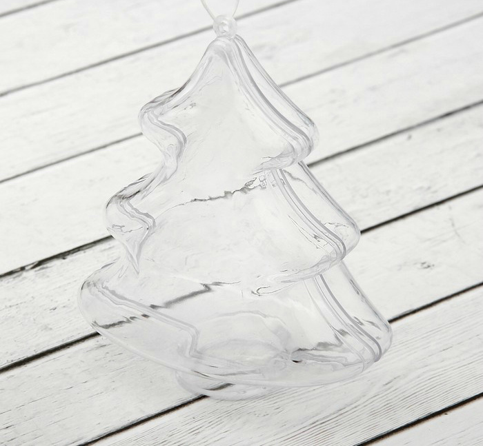 Заготовка  пластиковая Елка, 4,3*8,8*10см за 1шт.  СЛ 2291355														