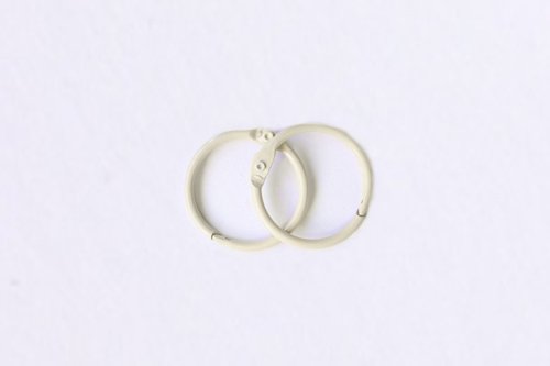 Кольца для альбомов цвет слоновая кость, 20мм, набор 2шт.  ScrapBerrys SCB2504320