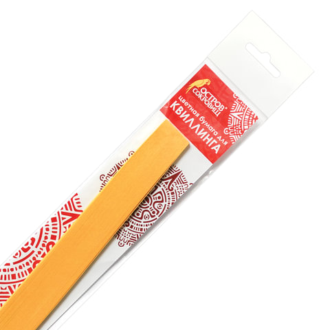 Бумага для квиллинга 1цв. Желтый банан 5мм*300мм (125шт)  ОСТРОВ СОКРОВИЩ 128766														