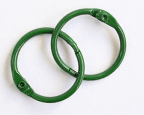 Кольца для альбомов цвет зеленый, 50мм, набор 2шт.  ScrapBerrys SCB2504750/ARS2110														