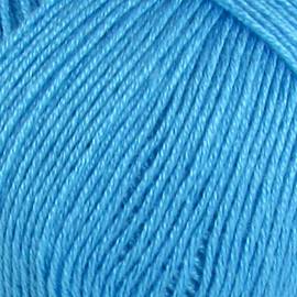 Пряжа "Кружевная" 222 голубая бирюза 5*50 г. 280м 100% акрил  Пехорка