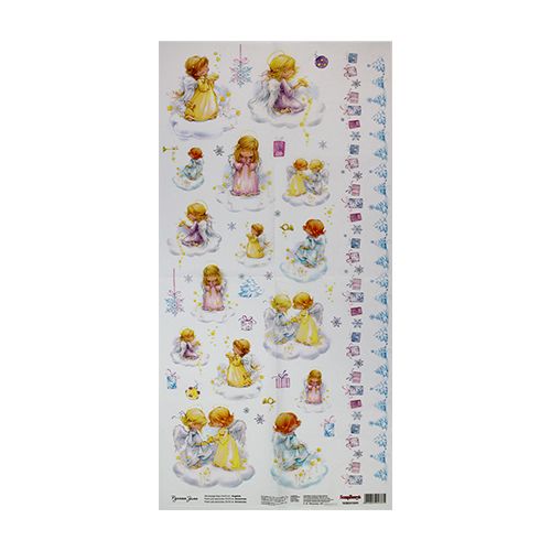 Декупажная карта Ангелы 25*70см  ScrapBerrys SCB501035														