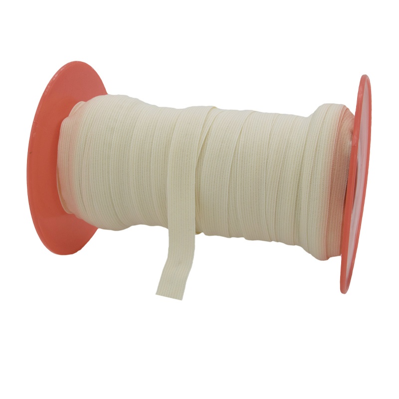 Бейка косая трикотажная 0316/8 цв. 154 св. беж ширина 16мм*50м мат. лайкра, полиамид (за 1 м) 0316/8/613034														