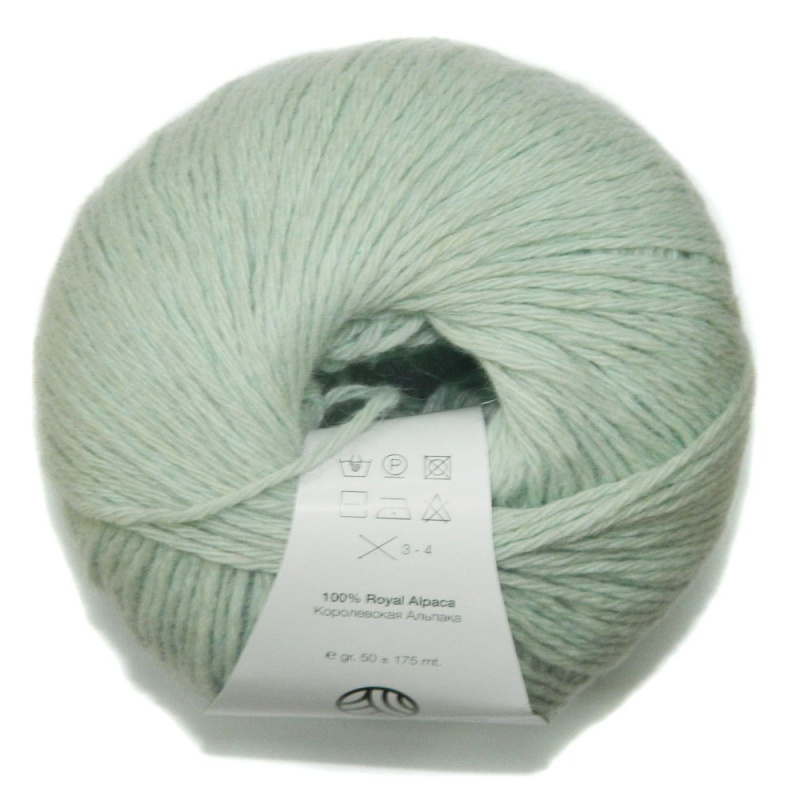 Пряжа "Prince" 665 св.серый 10*50 г. 175м 100% королевская альпака  Filati 665														