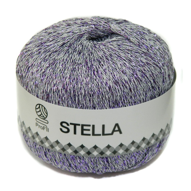 Пряжа "STELLA" 920 голубой 10*50 г. 130м 66% вискоза, 34% люрекс  Filati 920														