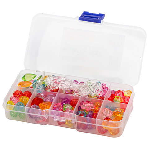 Набор для бисероплетения "Beads set" бусины в контейнере  Brauberg 664694														