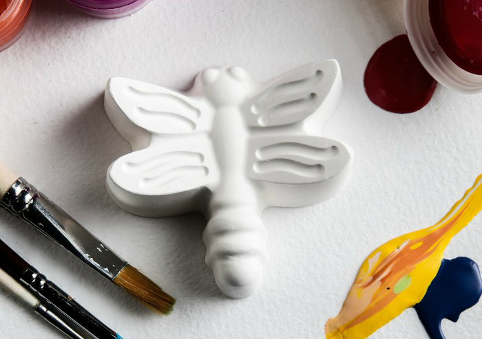 Заготовка из гипса "Стрекоза малая" 7*7см  СЛ 2019511														