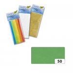 Бумага тонкая (папиросная), 20г/м², 50х70см, 5л. зеленый 50