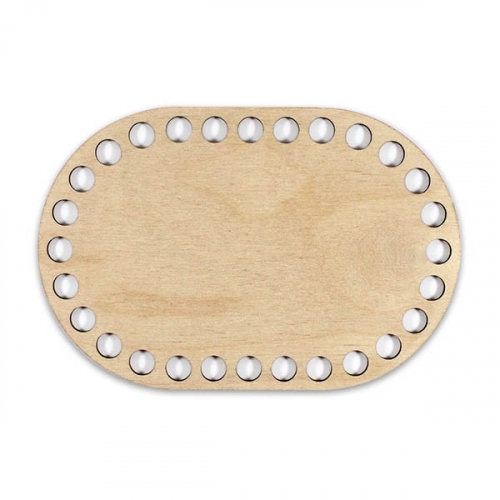 Дно дерево прямоугольник сгругленный 15*10см толщина 3мм  ШТ														