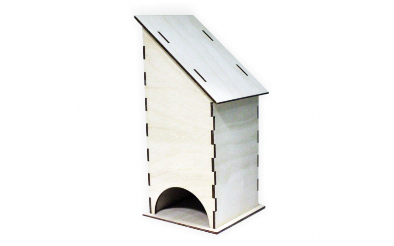 Заготовки деревян. Чайный домик "Лен-ту руф" 24*10*10см  Craft Premier FN044														