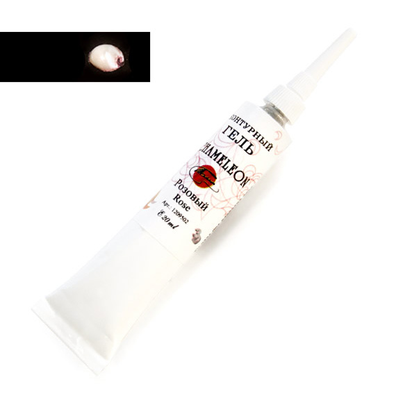 Гель контурный "ХАМЕЛЕОН" розовый, туба 20 мл  ТАИР