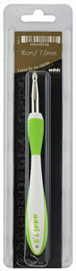 Крючок d  7.0  с эргономичной пластиковой ручкой addi/Swing сталь длина 16см  Addi 140-7/7-16														