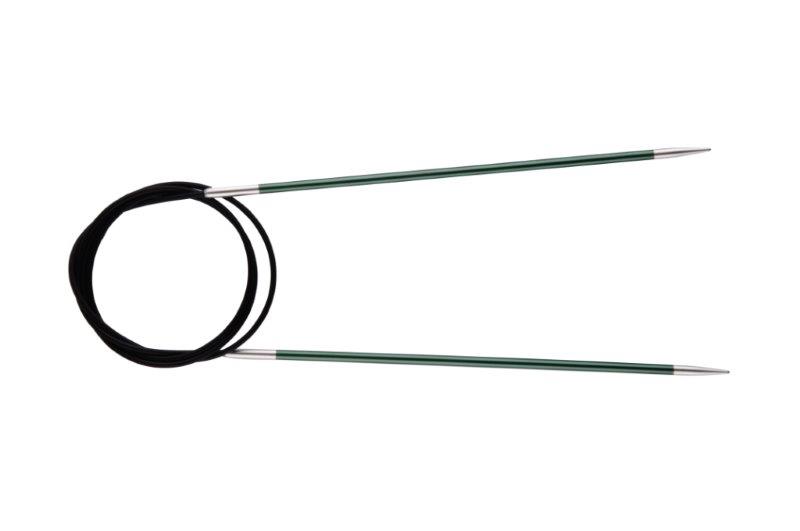 Спицы круговые Zing D 3,0мм, длина 100см, алюминий, нефтритовый  Knit Pro 47155														