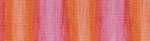 Пряжа "BABY WOOL BATIK" меланж 3610 оранж-розовый 10*50 г. 175м 40% шерсть. 20 % бамбук. 40% акрил