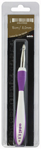 Крючок d  8.0  с эргономичной пластиковой ручкой addi/Swing сталь длина 16см  Addi 140-7/8.0-16														