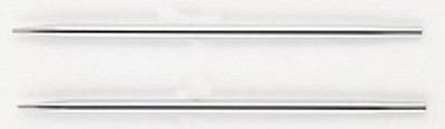 Спицы съемные Nova Metal 3,5мм для длины тросика 28-126см никелированная латунь, серебр. 2шт в упак.  Knit Pro 10401														